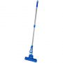 Швабра самоотжимная OfficeClean Professional с губ. насадкой, ПВА 27см, ролик. отжим, телеск. ручка 70-125 Швабра самоотжимная OfficeClean Professional с губ. насадкой, ПВА 27см, ролик. отжим, телеск. ручка 70-125