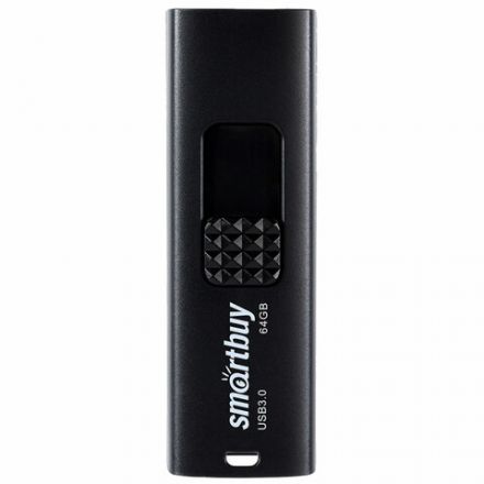 Флеш-диск 64 GB SMARTBUY Fashion USB 3.0, черный, SB064GB3FSK