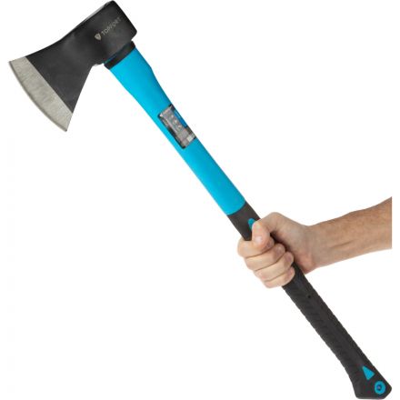 Топор 1250 г из углеродистой стали TOPFORT фибергласовое топорище Топор 1250 г из углеродистой стали TOPFORT фибергласовое топорище