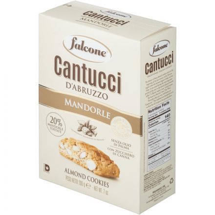Печенье Falcone Кантуччи сахарное с миндалем, 200г Печенье Falcone Кантуччи сахарное с миндалем, 200г