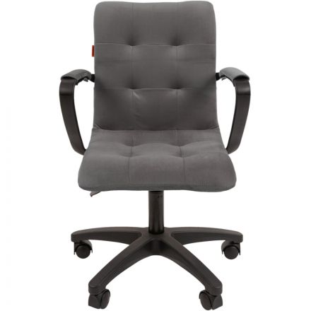 Кресло VT_Chairman 030 Россия ткань Т-55 серый, пластик Кресло VT_Chairman 030 Россия ткань Т-55 серый, пластик