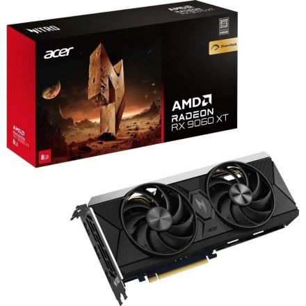 Видеокарта Acer RX9060XT NITRO OC 8GB GDDR6 128bit 2xDP HDMI(DP.Z4UWW.P01)