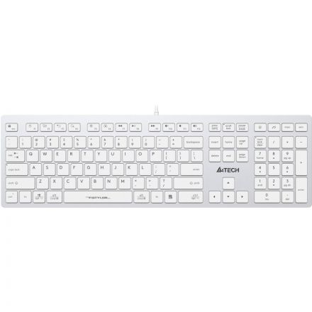 Клавиатура A4Tech Fstyler FX50 белый USB slim Multimedia (FX50 WHITE)