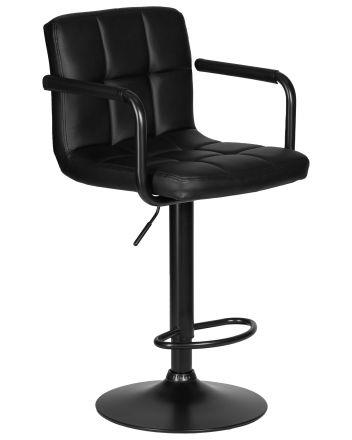 Стул барный DOBRIN KRUGER ARM BLACK, черный Стул барный DOBRIN KRUGER ARM BLACK, черный