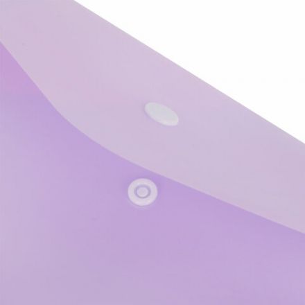 Папка-конверт с кнопкой BRAUBERG Pastel, А4, матовая непрозрачная лиловая, ПРОЧНАЯ, 0,2 мм, 272881 Папка-конверт с кнопкой BRAUBERG Pastel, А4, матовая непрозрачная лиловая, ПРОЧНАЯ, 0,2 мм, 272881