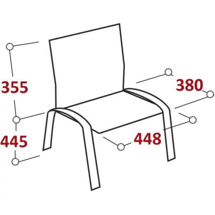 Стул 0MX_UA_JACK BLACK каркас черный, к/з черный V-4