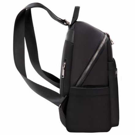 Рюкзак BRAUBERG PODIUM женский, карман-антивор, нейлон, черный, 32х26х15 см, 270815