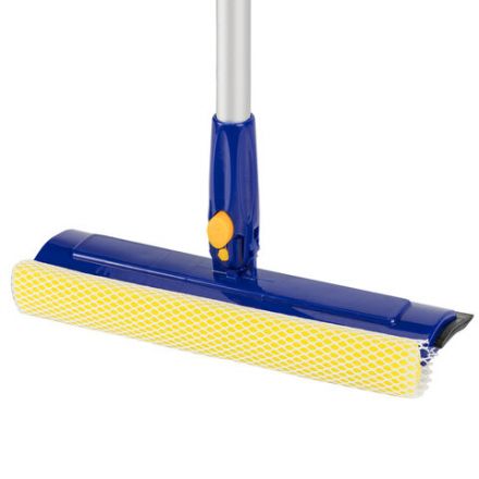 Окномойка LAIMA вращающаяся, телескопическая ручка, рабочая часть 25 см (стяжка, губка, ручка), для дома и офиса, 601494 Окномойка LAIMA вращающаяся, телескопическая ручка, рабочая часть 25 см (стяжка, губка, ручка), для дома и офиса, 601494