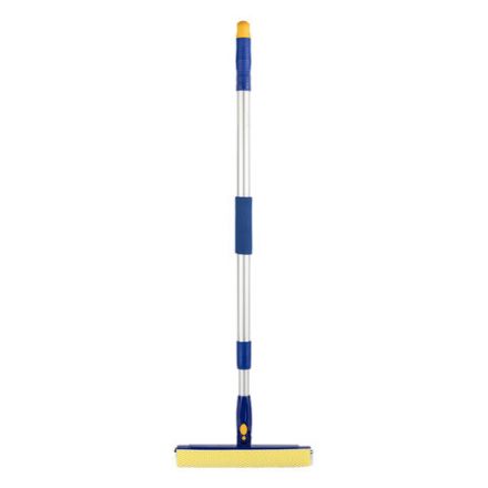 Окномойка LAIMA вращающаяся, телескопическая ручка, рабочая часть 25 см (стяжка, губка, ручка), для дома и офиса, 601494 Окномойка LAIMA вращающаяся, телескопическая ручка, рабочая часть 25 см (стяжка, губка, ручка), для дома и офиса, 601494