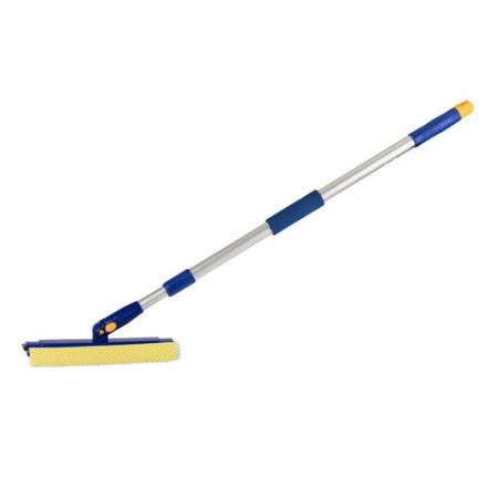 Окномойка LAIMA вращающаяся, телескопическая ручка, рабочая часть 25 см (стяжка, губка, ручка), для дома и офиса, 601494 Окномойка LAIMA вращающаяся, телескопическая ручка, рабочая часть 25 см (стяжка, губка, ручка), для дома и офиса, 601494