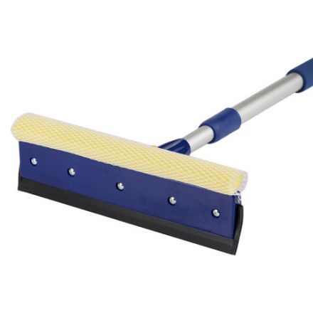 Окномойка LAIMA вращающаяся, телескопическая ручка, рабочая часть 25 см (стяжка, губка, ручка), для дома и офиса, 601494 Окномойка LAIMA вращающаяся, телескопическая ручка, рабочая часть 25 см (стяжка, губка, ручка), для дома и офиса, 601494