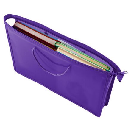 Папка на молнии с ручками ПИФАГОР, А4, 1 отделение, пластик, 55 мм, фиолетовая, 228237 Папка на молнии с ручками ПИФАГОР, А4, 1 отделение, пластик, 55 мм, фиолетовая, 228237