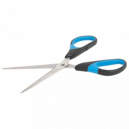 Ножницы BRAUBERG "Office-Expert" 170 мм, сине-черные, резиновые вставки, 3-х сторонняя заточка, 231561