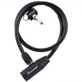 Замок навесной тросовый_УЗК Аллюр ВС-Т 8 (650мм) сталь черный (3кл)