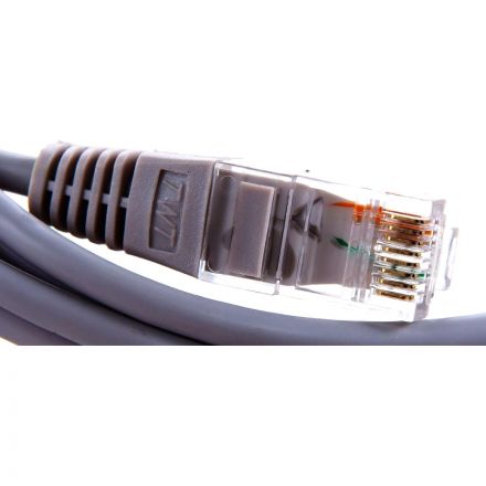 Патч-корд TWT TWT-45-45-3.0-GY UTP кат.53.0 м, серый