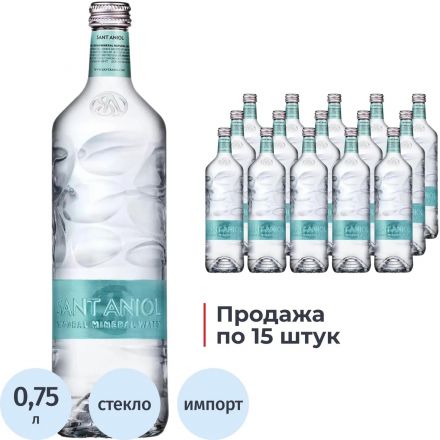 Вода минеральная Sant Aniol природ стол пит негаз стекло 0,75л