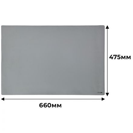 Коврик на стол Комус 47,5х66см прозрачный серый Россия 2808-506 Коврик на стол Комус 47,5х66см прозрачный серый Россия 2808-506