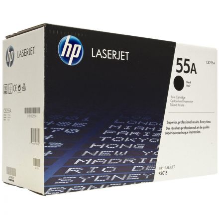 Картридж лазерный HP 55A CE255A черный оригинальный Картридж лазерный HP 55A CE255A черный оригинальный