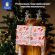 Бумага упаковочная мелованная BIG SIZE новогодняя "Cosy XMAS", 0,7х10 м, ЗОЛОТАЯ СКАЗКА, 592196