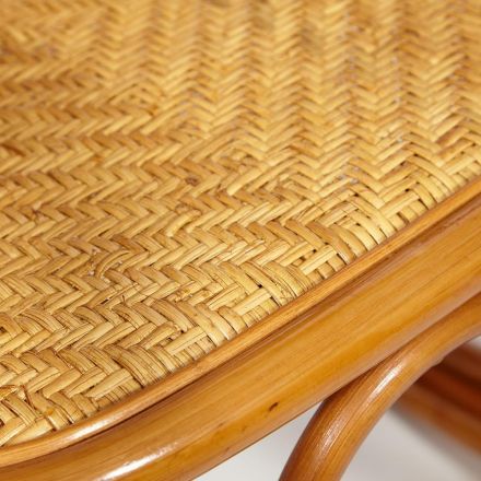 Кресло-качалка MILANO (разборная) / без подушки /, ротанг top quality, 58x136x103 см, Cognac (коньяк)