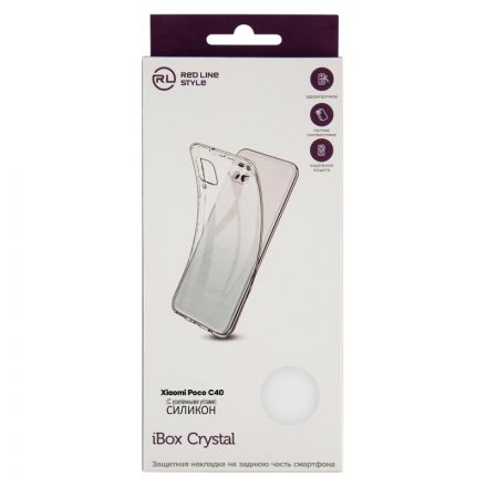 Чехол накладка силикон iBox Crystal для Xiaomi Poco C40 (УТ000032344) Чехол накладка силикон iBox Crystal для Xiaomi Poco C40 (УТ000032344)