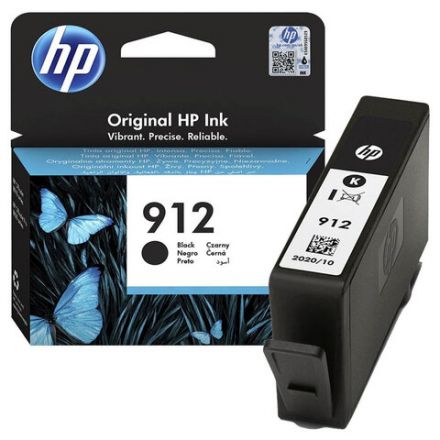 Картридж струйный HP (3YL80AE) для HP OfficeJet Pro 8023, №912 черный, ресурс 300 страниц, оригинальный Картридж струйный HP (3YL80AE) для HP OfficeJet Pro 8023, №912 черный, ресурс 300 страниц, оригинальный