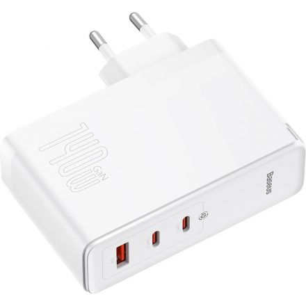 Зарядное устройство сетевое Baseus GaN5 Pro 140W EU White (CCGP100202)