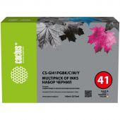 Чернила Cactus CS-GI41PGBK/C/M/Y набор CMYK для Canon PIXMA G1420 Чернила Cactus CS-GI41PGBK/C/M/Y набор CMYK для Canon PIXMA G1420