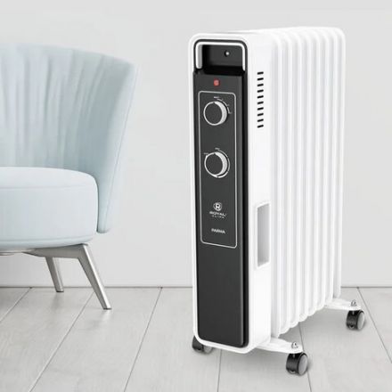 Обогреватель масляный ROYAL CLIMA ROR-PR9-2000M, 2000 Вт, 9 секций, белый Обогреватель масляный ROYAL CLIMA ROR-PR9-2000M, 2000 Вт, 9 секций, белый