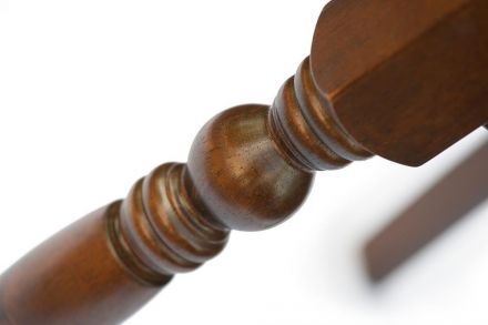 Стул Tetchair Персей/ Perseus дерево гевея, 46х54х99см, Cappuchino , ткань кремовая с рисунком (3321)