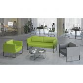 Кресло EF_Тренд , черный к/з Р2 euroline 9100