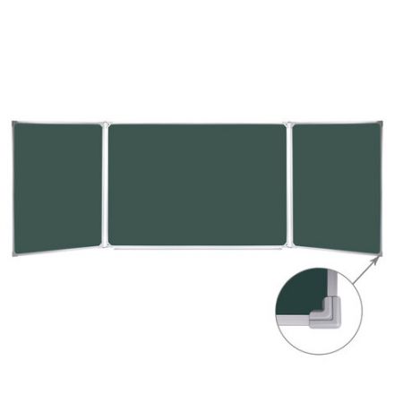 Доска для мела/магнитно-маркерная 3-х элементная 100х150/300 см, 3 поверхности/мел + 2 поверхности/маркер, BS, ТЭ-300К Доска для мела/магнитно-маркерная 3-х элементная 100х150/300 см, 3 поверхности/мел + 2 поверхности/маркер, BS, ТЭ-300К