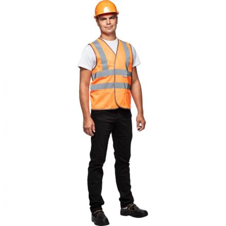 Жилет сигнальный Тип 8Т оранжевый размер ХХХL (60-62)