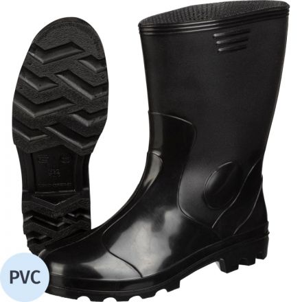 Сапоги 431/30 ПВХ мужские цв.черный утепленные р.40