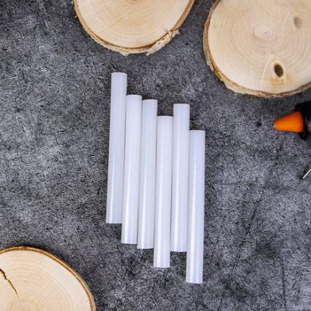 Клеевые стержни, диаметр 11 мм, длина 100 мм, белые, комплект 6 штук, BRAUBERG, европодвес, 670298 Клеевые стержни, диаметр 11 мм, длина 100 мм, белые, комплект 6 штук, BRAUBERG, европодвес, 670298