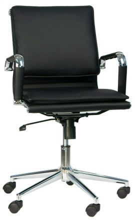 Кресло Everprof Nerey LB T Экокожа Черный Кресло Everprof Nerey LB T Экокожа Черный