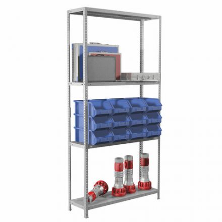 Стеллаж металлический BRABIX "MS KD-180/30/70-4", 1800х700х300 мм, 4 полки, сборная стойка, 291112, S240BR123402 Стеллаж металлический BRABIX "MS KD-180/30/70-4", 1800х700х300 мм, 4 полки, сборная стойка, 291112, S240BR123402