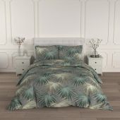 Постельное белье евро Для SNOFF сатин Пальма 158081 Постельное белье евро Для SNOFF сатин Пальма 158081