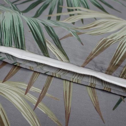 Постельное белье евро Для SNOFF сатин Пальма 158081 Постельное белье евро Для SNOFF сатин Пальма 158081