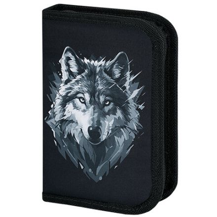 Пенал BRAUBERG, 1 отделение, полиэстер, 21х14 см, "Gray wolf", 273520 Пенал BRAUBERG, 1 отделение, полиэстер, 21х14 см, "Gray wolf", 273520