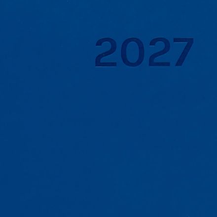 Ежедневник датированный 2027 Attache СОФТ ТАЧ А5 140х200мм 168л синий