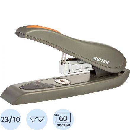 Степлер мощный Reiter RG HS-60 до 60 листов серый