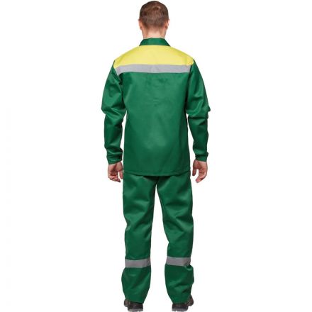 Костюм рабочий летний л02-КПК кур/пк зел/желт 64-66/170