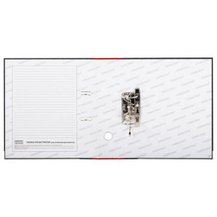 Папка-регистратор ОФИСМАГ, фактура стандарт, с мраморным покрытием, 75 мм, красный корешок, 225584 Папка-регистратор ОФИСМАГ, фактура стандарт, с мраморным покрытием, 75 мм, красный корешок, 225584