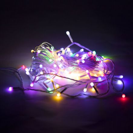 Электрогирлянда-нить комнатная "Pastel", 10 м, 120 LED, мультицветная, 220 V, контроллер, ЗОЛОТАЯ СКАЗКА, 592472