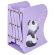 Подставка-держатель для книг и учебников BRAUBERG KIDS "Panda", раздвижная, металлическая, 238064