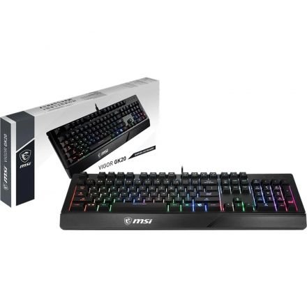 Клавиатура MSI (S11-04RU230-CLA) Vigor GK20 RU USB Multim. gamer LED черн Клавиатура MSI (S11-04RU230-CLA) Vigor GK20 RU USB Multim. gamer LED черн