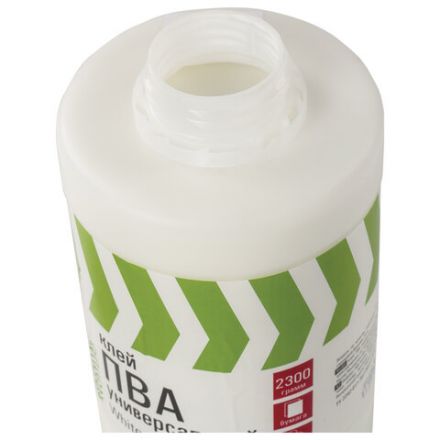 Клей ПВА универсальный 2,3 кг (бумага, картон, дерево), STAFF, 606433 Клей ПВА универсальный 2,3 кг (бумага, картон, дерево), STAFF, 606433