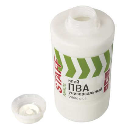 Клей ПВА универсальный 2,3 кг (бумага, картон, дерево), STAFF, 606433 Клей ПВА универсальный 2,3 кг (бумага, картон, дерево), STAFF, 606433