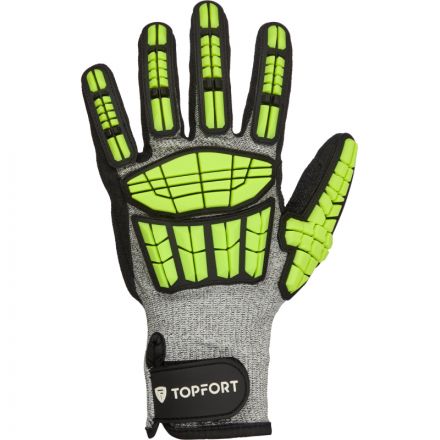 Перчатки защитные от ударов и порезов TopFort Сполдер Хит F р.9